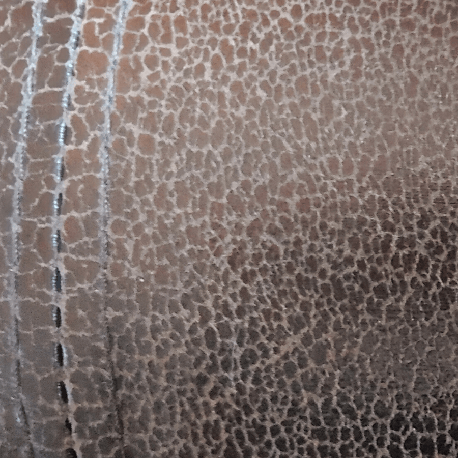 Cracked leather